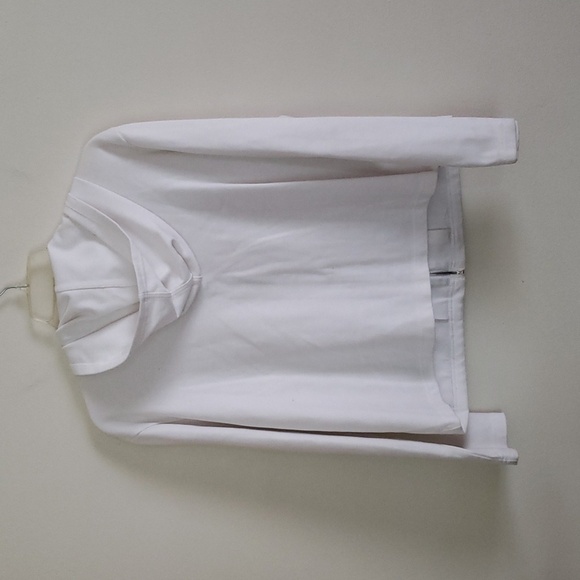 Partners white zip up hoodie, full zip, women's size medium. - Picture 8 of 8